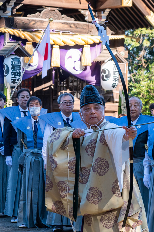祈年祭　流鏑馬